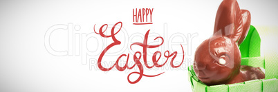 Composite image of happy easter graphic