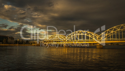 View of a Bridge in Riga city