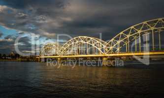 View of a Bridge in Riga city