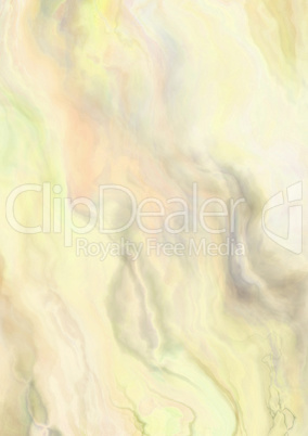 Vertical blank yellow brush art paper background