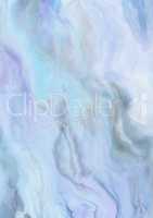 Vertical blank blue brush art paper background