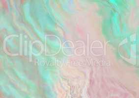 Gradient green, pink watercolor painting textured paper backbrou