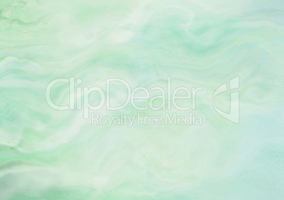 Gradient green watercolor painting textured paper backbround