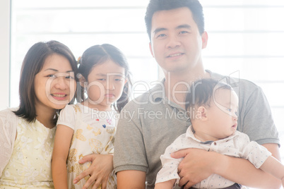 Asian Chinese family portrait