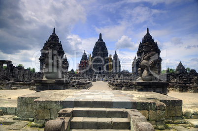 Hindu temple at Prambanan