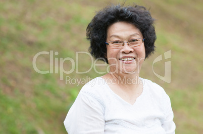 Asian senior woman