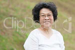 Asian senior woman