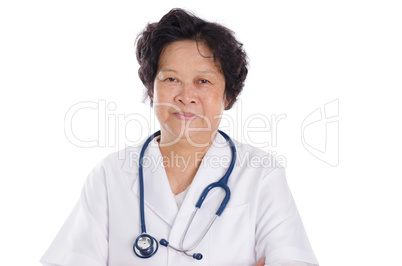 Professional Asian female medical doctor