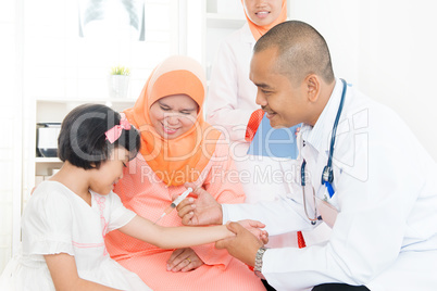 Children vaccination concept