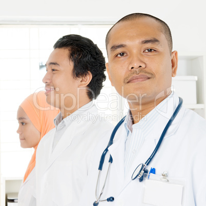 Asian doctors portrait