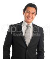 Cheerful Southeast Asian businessman