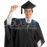 University student in graduation day