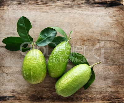 Fresh organic lemons top view