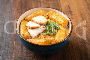 Hot Curry Laksa Noodles Asian food