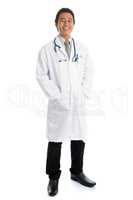 Full body medical doctor portrait