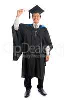 Full length university student graduation