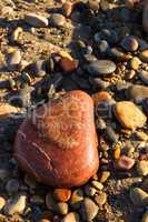 Heart shaped stone.
