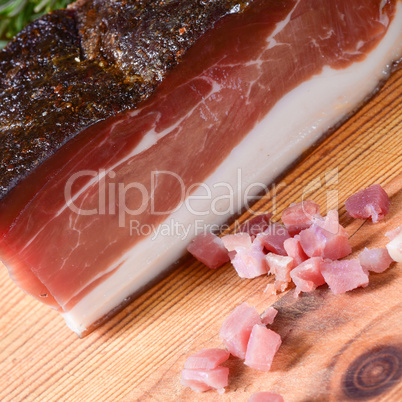 smoked South Tyrolean bacon