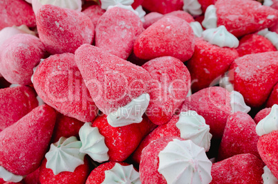 Strawberry candies