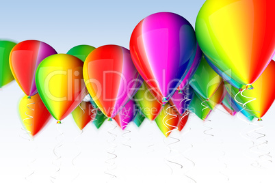 Colored balloon