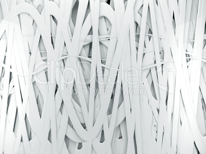 white 3d abstract background