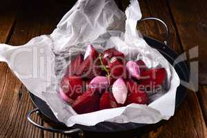 oven baked red beets