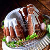 delicious chocolate spring cake