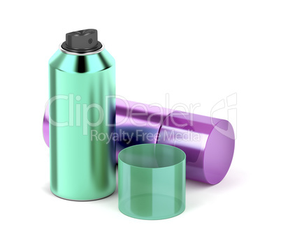 Aerosol spray cans