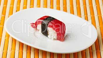 Red tuna Nigiri.