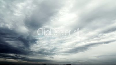 beautiful sunset, time-lapse, stormy clouds