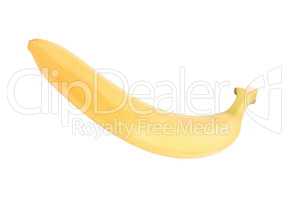 raw Yellow Banana Isolated