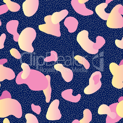 Abstract dot seamless pattern. Stylish dotted background of 80s