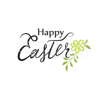 Happy Easter greeting card. Holiday bakground Easter eggs