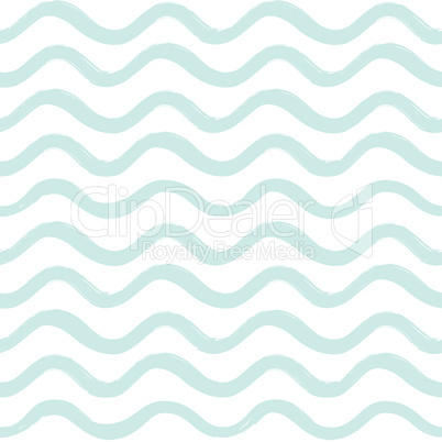Abstract ocean wave seamless pattern. Wavy line stripe background.
