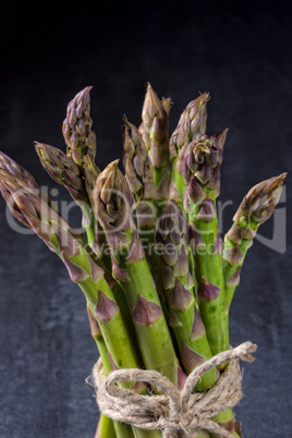 fresh green asparagus