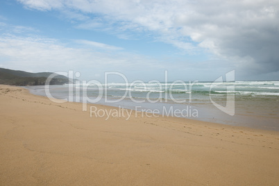 Beach at the Galician coast