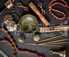 Tibetan religious objects for meditation