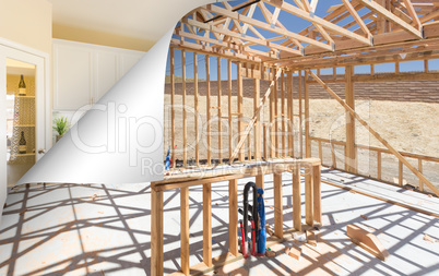 Kitchen Construction Framing with Page Corner Flipping to Comple
