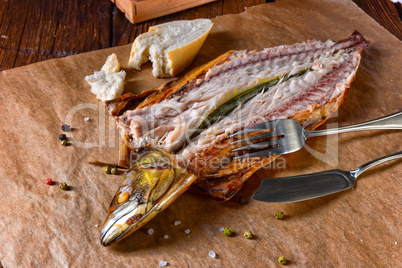 tasty smoked mackerel
