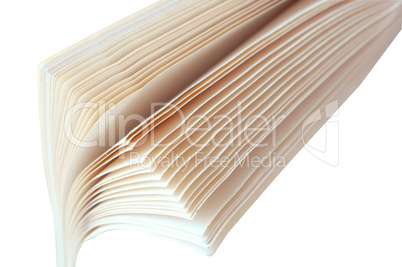book pages, book in turn, white sheets of books with black letters
