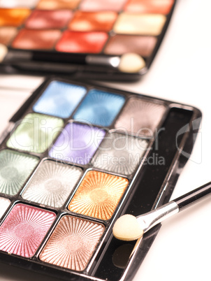 Close up of eye shadow