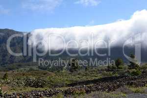 Wolken an der Cumbre, La Palma