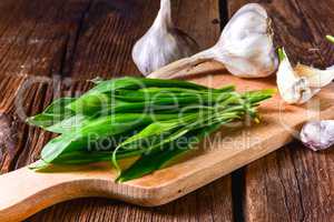 fresh and tasty wild garlic