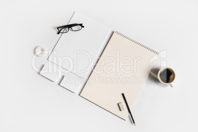 Blank stationery set