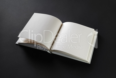 Blank square book