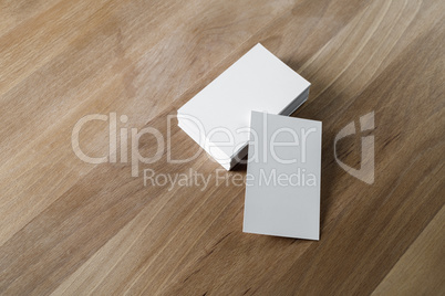 Blank business cards