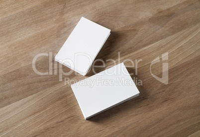 Blank business cards