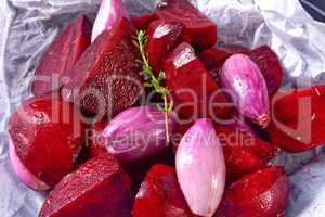 oven baked red beets