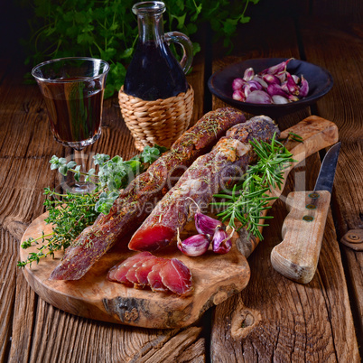 dried sirloin with herbs de provence