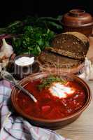 Borsch - soup with beet